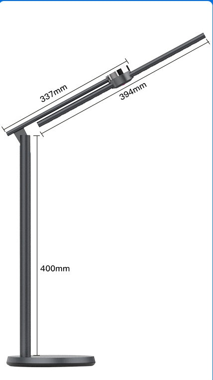Smart Alloy LED Desk Lamp | Touch Control, Stepless Dimming, 16-20W, 100-240V | Aurora Green Retro & Elegant Black Smart