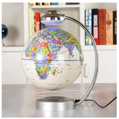 Magnetic Levitating Floating Globe | 6" & 8" | LED Glow & Standard Styles | Home, Office & Desk Decor | Premium Gift