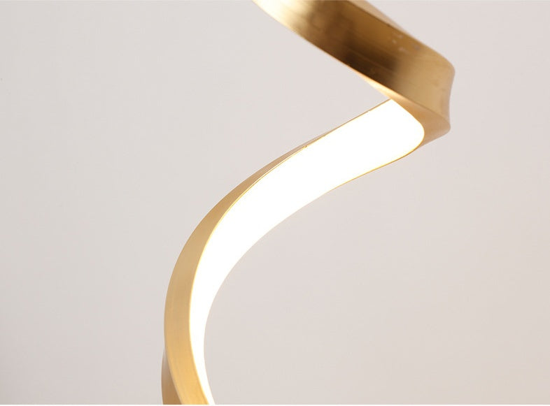 Modern LED Table Lamp | 24W | Metal Base & Acrylic Shade | Warm & White Light | Remote Dimming | D125×H450mm | 110–240V | Gold & White