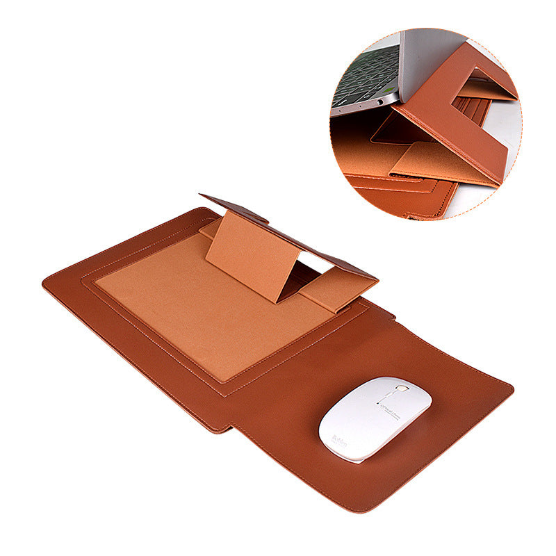 PU Leather Laptop Sleeve & Inner Bag | 13.3", 14.1", 15.4" | Multiple Colors | Bracket Style