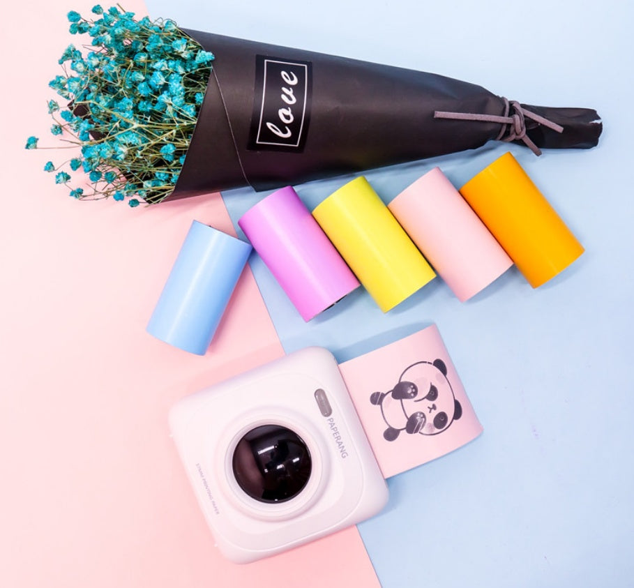 Mini Thermal Printer Paper Refills | Regular, Sticker & Label | Multiple Colours | 3 & 6 Roll Packs
