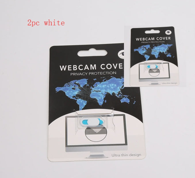 Webcam Privacy Cover | Anti-Hacker Camera Blocker for Laptop, Tablet & Phone | Black, White, Pink, Silver