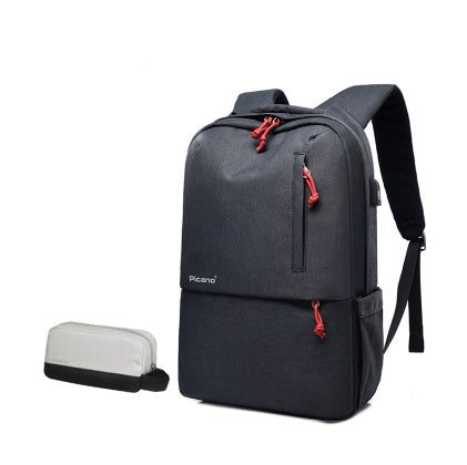 Multi-Functional USB Charging Laptop Backpack | 15" Laptop | Water-Repellent Oxford | Multiple Compartments