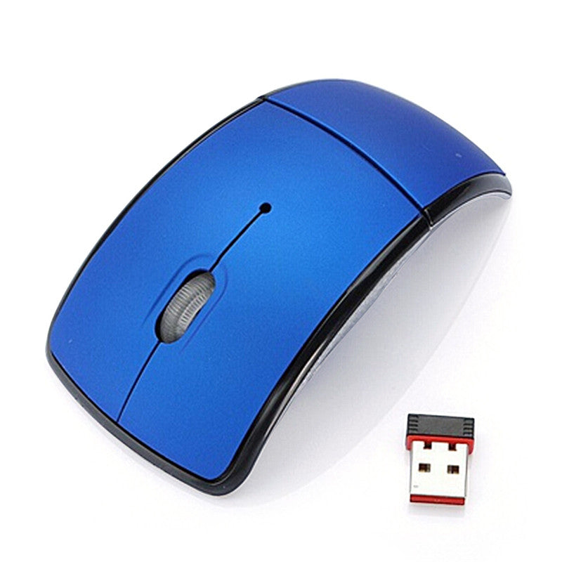2.4GHz Wireless Foldable Mouse | 1600 DPI | 10m Range | Plug & Play | Windows & Mac | 6 Colours