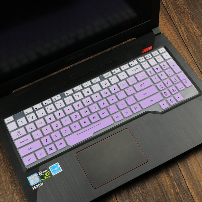 ASUS Laptop Keyboard Protective Cover Skin | Dust & Spill Proof | 15 Colours | Solid, Gradient, Translucent & Rainbow | Silicone Film