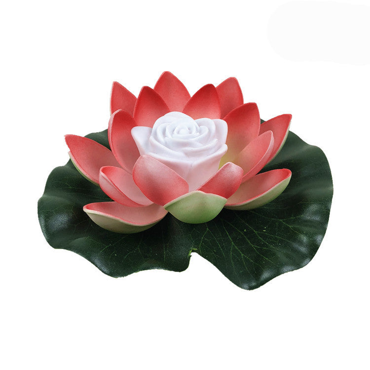 LED Lotus Flower Floating Lamp | EVA Foam | LED Light | 18cm & 28cm | Blue, Green, Red, White, Yellow & Gradient | Pool, Pond, Bath & Home Decor | Floating Water Light