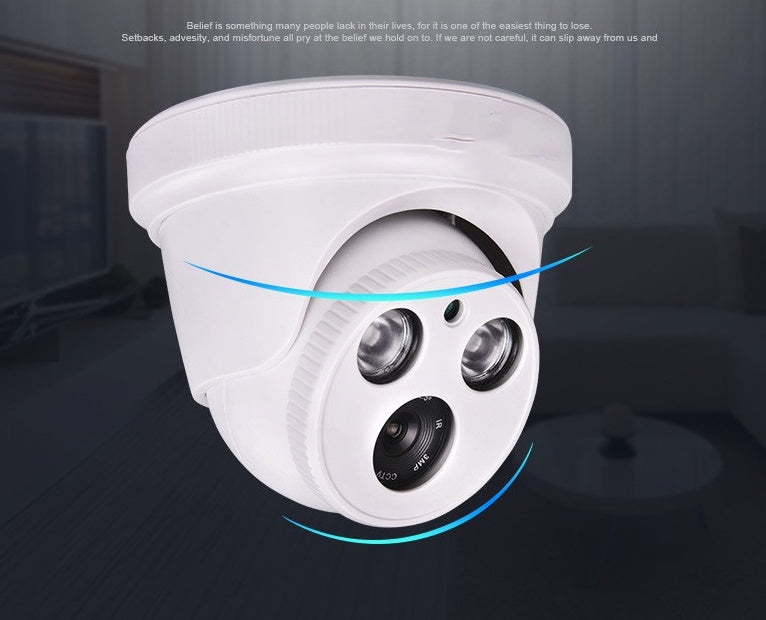 BST-103P Dome CCTV Surveillance Camera | 1200TVL, Night Vision, BNC | Indoor | 2.8mm–8mm Lens