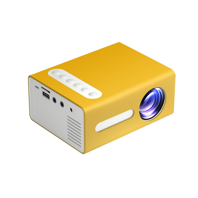 T300 Mini LED Projector | 1080P Input | 25 ANSI | 16–100” | HDMI/USB/AV | 4:3 & 16:9 | Manual Focus | Black, Blue & Yellow | AU/EU/UK/US