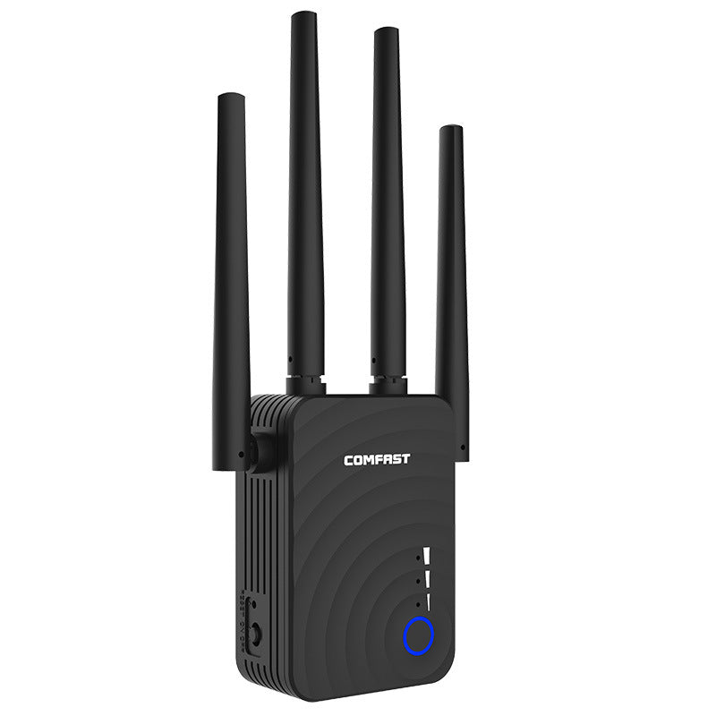 AC1200 Dual-Band WiFi Range Extender | 1200Mbps | 2.4G & 5G | Repeater Router Access Point | 4 Antennas