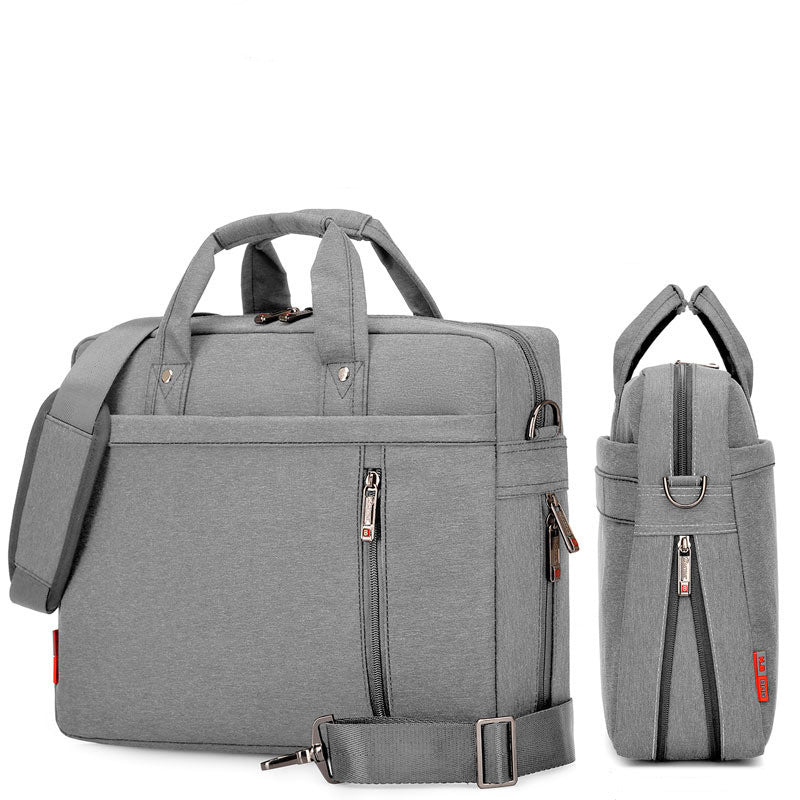 Multi-Functional Nylon Laptop Bag & Briefcase | 9 Compartments | 13"-17" | Shoulder Crossbody | 6 Colors