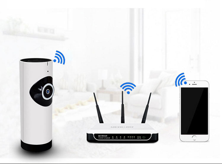 WiFi IP Camera & Baby Monitor | 720P Wireless | Panoramic Wide-Angle | Cloud & SD Storage | EU/UA/US