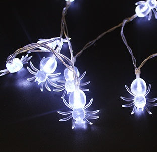 Halloween LED String Lights | 1.2M | 10 LEDs | Battery Powered | Waterproof | White, Warm White & 4 Colours | 9 Pendant Designs | Indoor & Outdoor