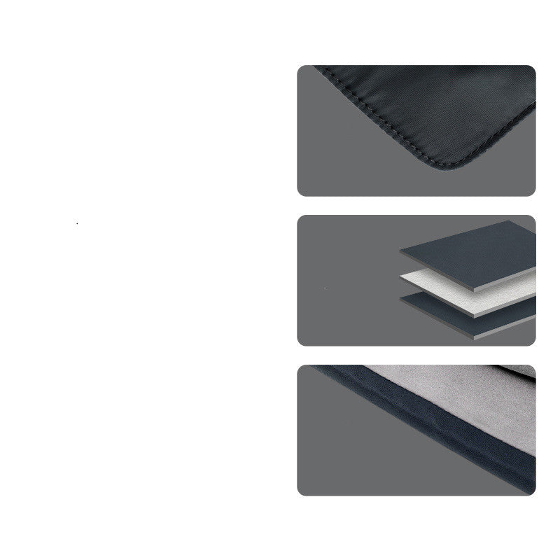 Nylon Laptop Sleeve & Protective Case | Waterproof | Multi-Pocket | 13–16 Inch | Black & White