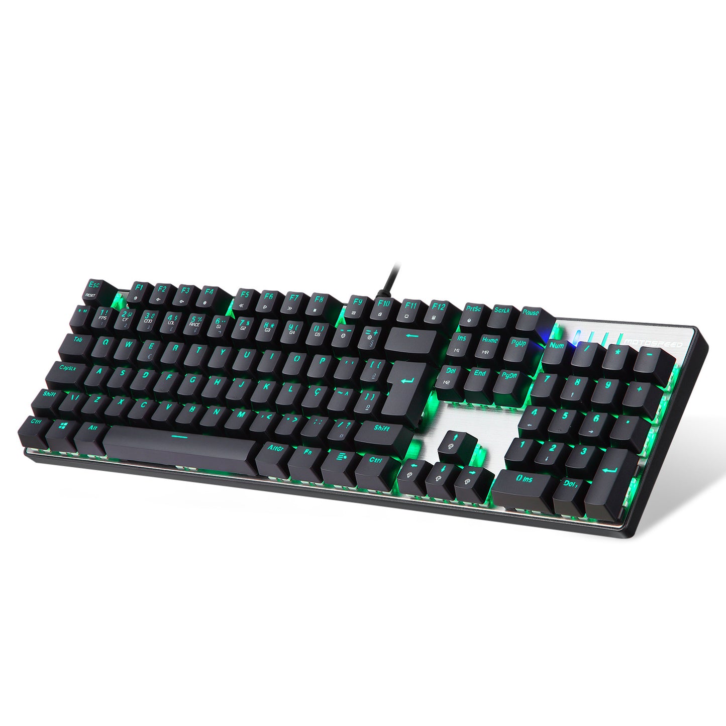 LEOPARD RGB Mechanical Keyboard | CK104 & CK61 | Blue & Red Switch | English & Russian Layout | 14 Lighting Modes