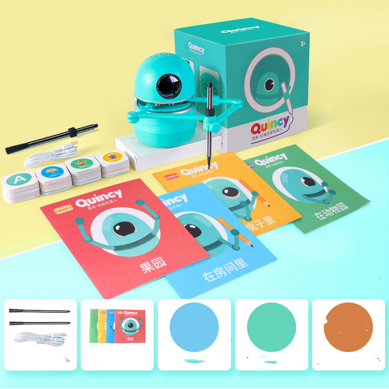 Children's AI Drawing Learning Robot | Stroke-by-Stroke Guided Drawing | English | 2600mAh | 4.5hr | USB | Standard & Ultimate