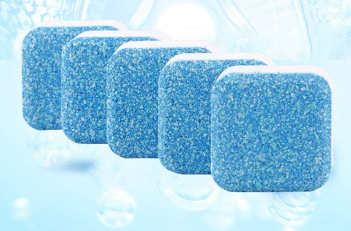 Washing Machine Tub Cleaning Bomb Tablets | Active Oxygen | Deep Clean | Deodorises | 15g Each | 1–100pcs | Blue & White | All Machine Brands