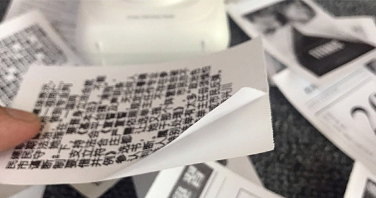 Mini Thermal Printer Paper Refills | Regular, Sticker & Label | Multiple Colours | 3 & 6 Roll Packs