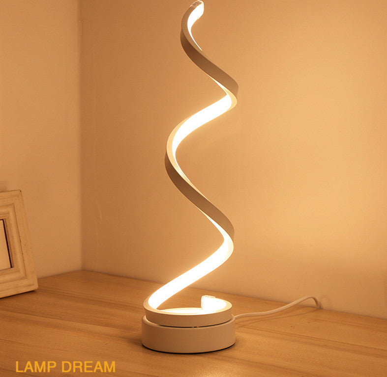 Modern LED Table Lamp | 24W | Metal Base & Acrylic Shade | Warm & White Light | Remote Dimming | D125×H450mm | 110–240V | Gold & White