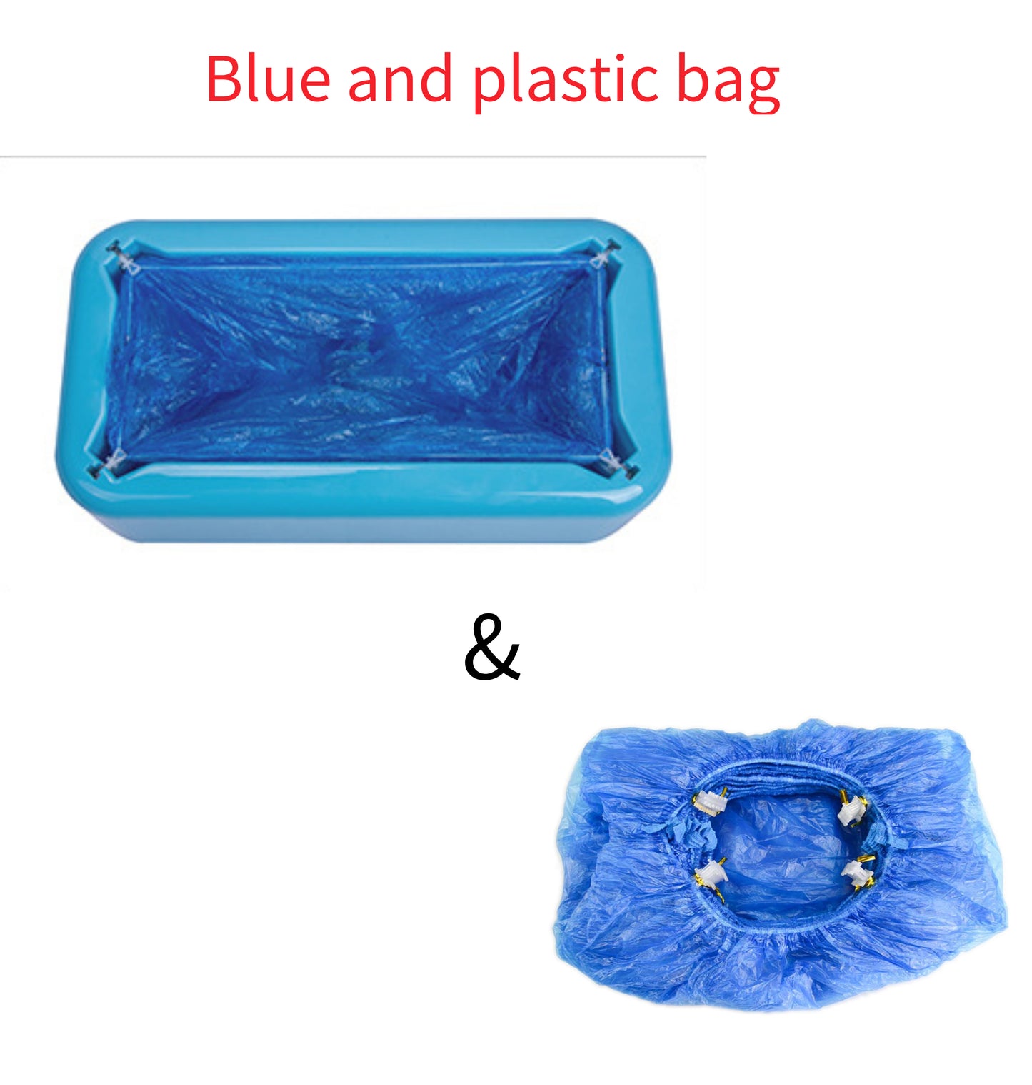 Automatic Disposable Shoe Cover Dispenser | 42×21×13cm | Blue, Gold, Purple, Silver & Rose | Machine Only, With 100pcs Shoe Covers & Gift Box Set | Home, Office & Medical Use