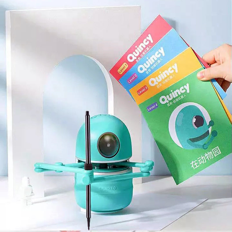 Children's AI Drawing Learning Robot | Stroke-by-Stroke Guided Drawing | English | 2600mAh | 4.5hr | USB | Standard & Ultimate