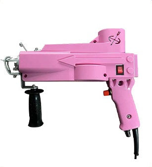 2-in-1 Electric Carpet Tufting Gun | Cut & Loop Pile, 5-40 Stitches/sec, 100-240V, 7 Colors (Upgraded Shell)