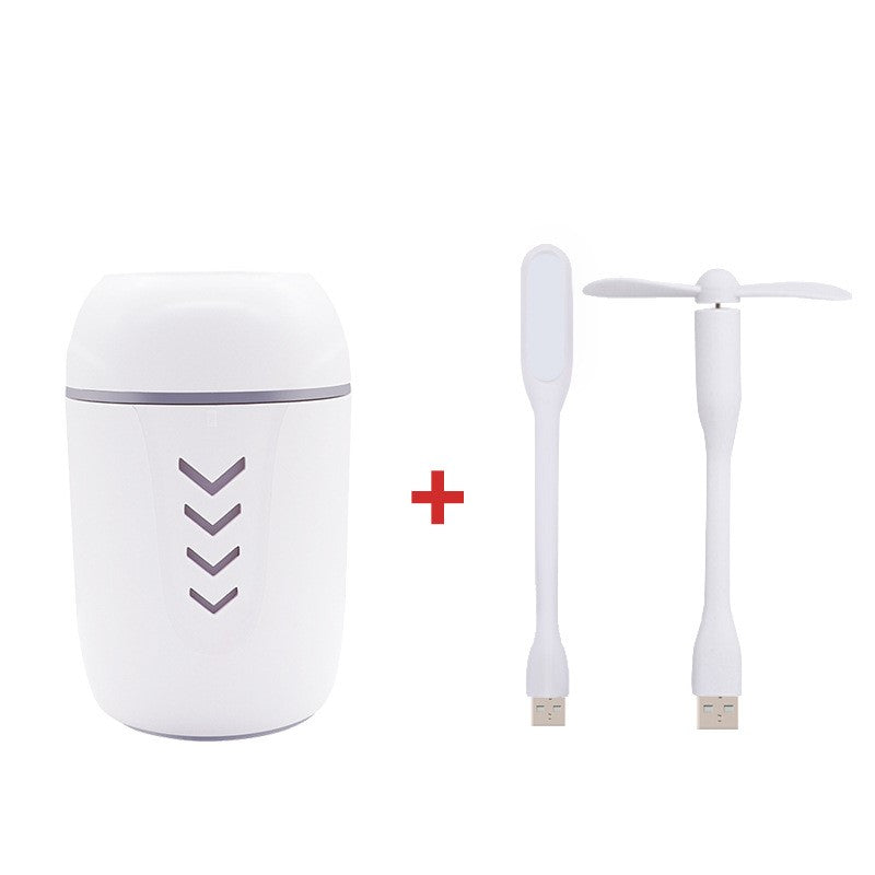 X3 USB Aromatherapy Humidifier | 200ml | USB & AC | Mechanical | Columnar | Portable Car & Desktop | Blue, Pink & White