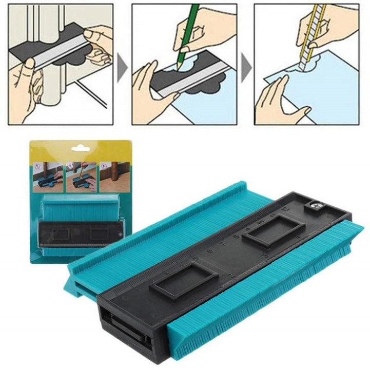 Contour Profile Gauge | Shape Duplicator | ABS | Multiple Sizes & Colours | Woodworking, Tiling, Flooring & Carpentry Tool
