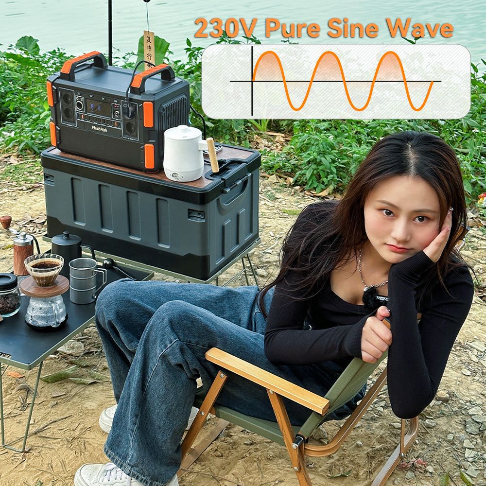 1000W LiFePO4 Portable Power Station | 1048Wh, LCD Display & 2000+ Cycles (EU/UK/US)