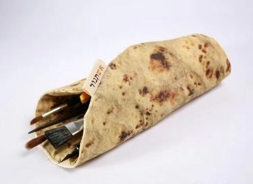 Burrito Pencil Case | Novelty Pencil Holder | Funny School & Office Supply Organizer