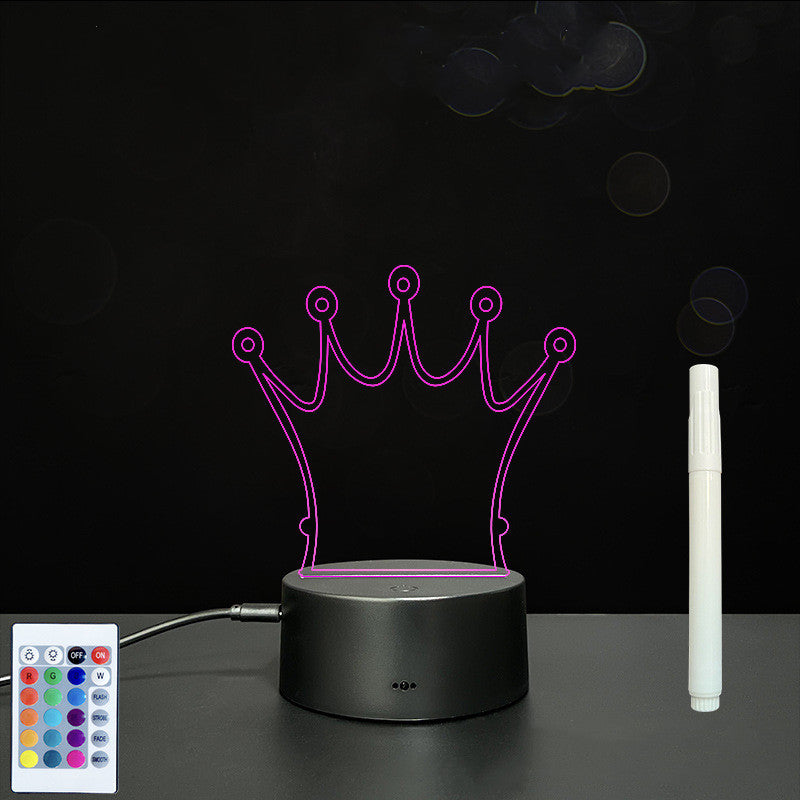 LED Acrylic Handwriting Message Board | 3W 5V USB | Touch & Remote | 16 Designs | Acrylic + ABS | Erasable Pen Included