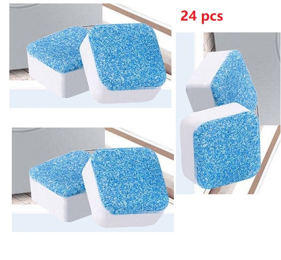 Washing Machine Tub Cleaning Bomb Tablets | Active Oxygen | Deep Clean | Deodorises | 15g Each | 1–100pcs | Blue & White | All Machine Brands