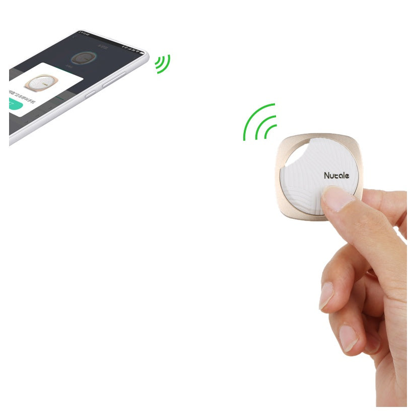 Bluetooth Tracker & Key Finder | 10-Month Battery, 85dB Alert, iOS & Android | Black & Champagne