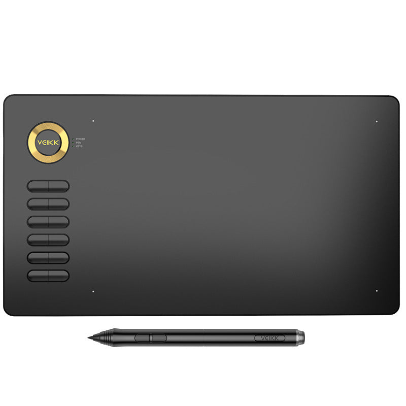 VEIKK A15 Graphics Drawing Tablet | 10×6", 8192 Levels, 5080LPI | Type-C, 12 Shortcuts | Windows & Mac | 4 Colors