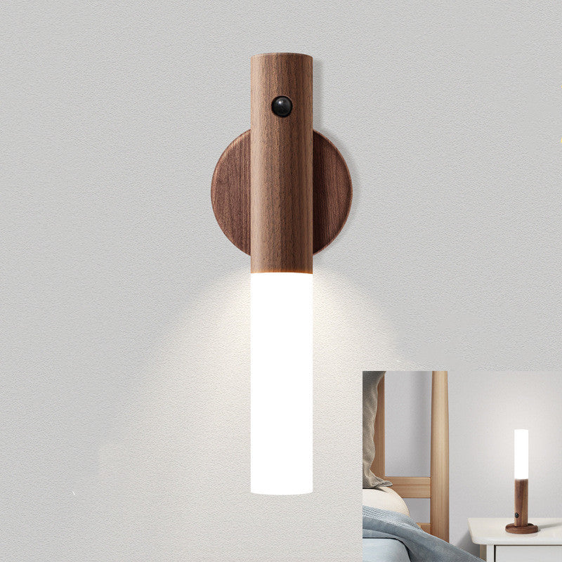 Smart Sensor Wooden LED Desk Lamp | 2700K–3000K Warm White | 1W LED | 500mAh | Solid Wood & Glass | White & Coffee | Single, 2-Pack & 3-Pack