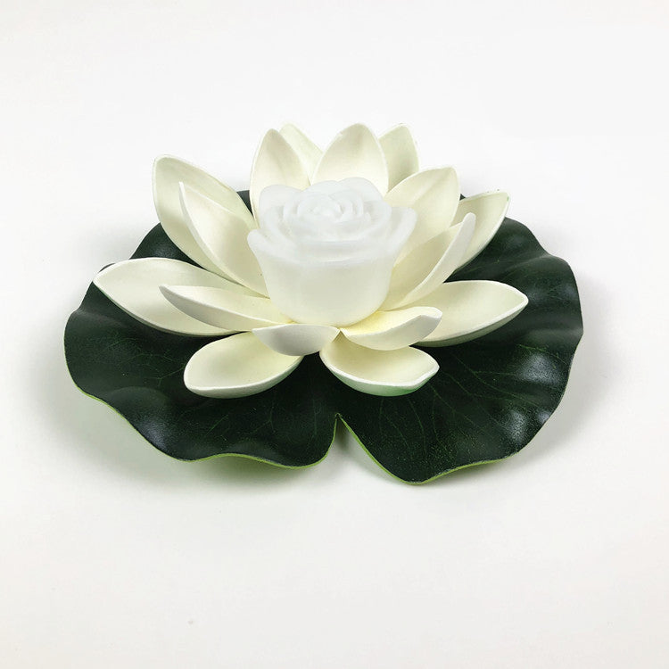 LED Lotus Flower Floating Lamp | EVA Foam | LED Light | 18cm & 28cm | Blue, Green, Red, White, Yellow & Gradient | Pool, Pond, Bath & Home Decor | Floating Water Light