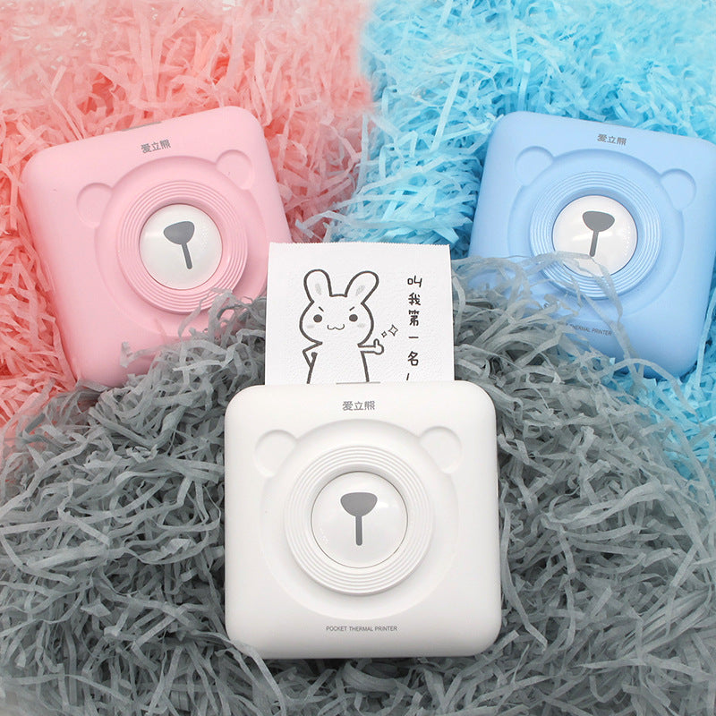 Portable Mini Thermal Label Printer | 203 & 304 DPI | Rechargeable | Thermal, Sticker & Label Paper | 5 Colours