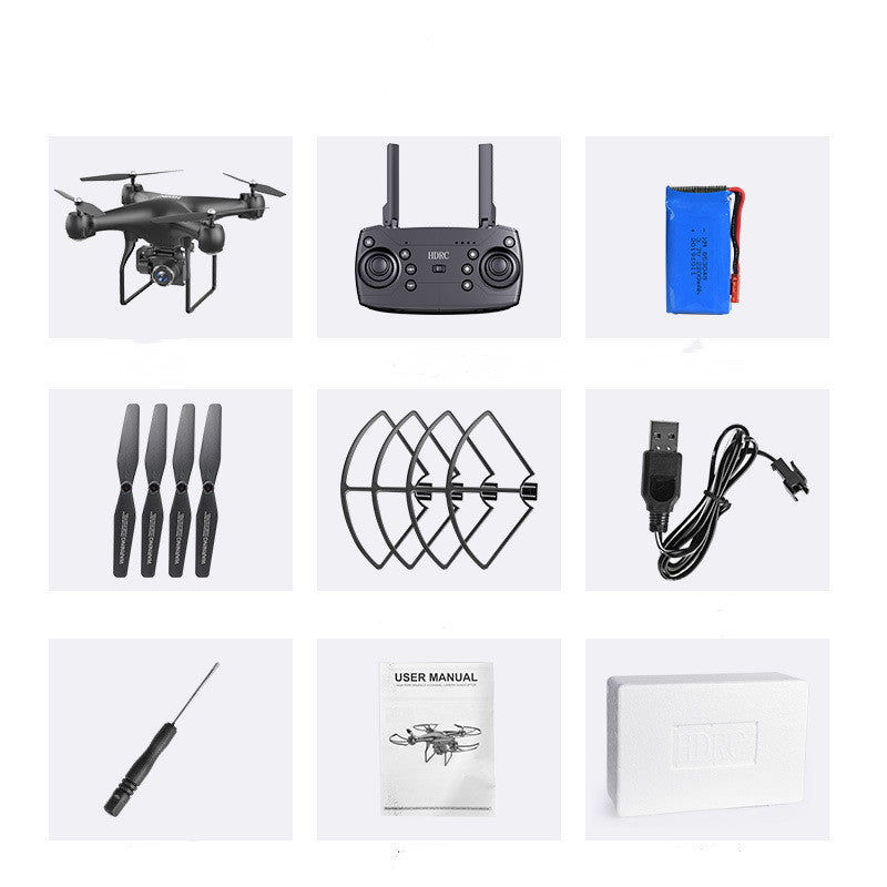 RC Quadcopter Drone | 2.4GHz | 200m Range | 25min Flight | 4K Camera Option | 360° Flip | Headless Mode | Black & White