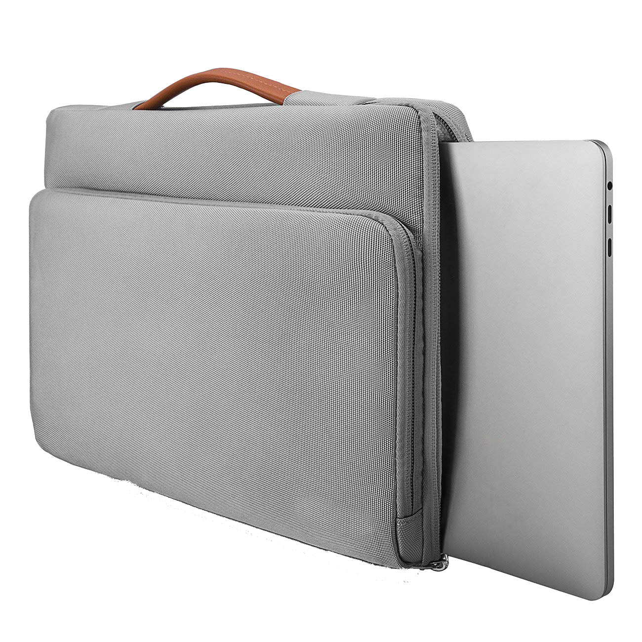 13" Nylon Laptop Sleeve | MacBook Pro & Air | Waterproof & Shock-Resistant | Multi-Pocket | 4 Colors