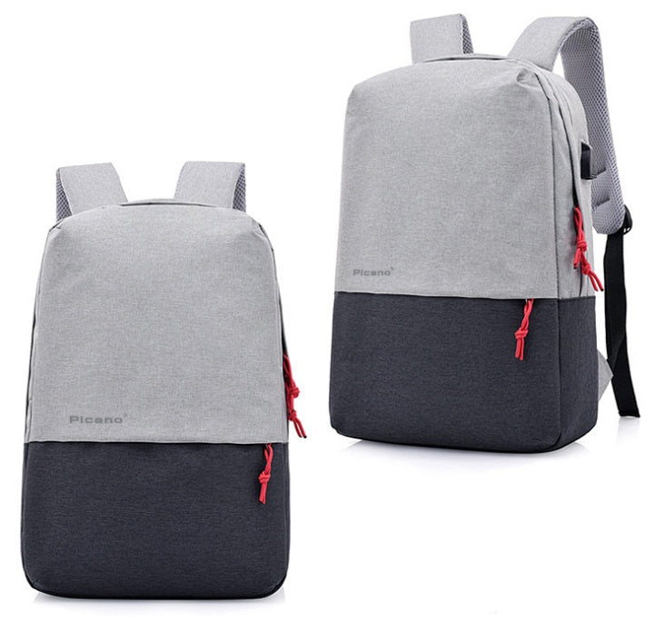 Multi-Functional USB Charging Laptop Backpack | 15" Laptop | Water-Repellent Oxford | Multiple Compartments