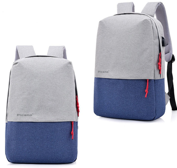 Multi-Functional USB Charging Laptop Backpack | 15" Laptop | Water-Repellent Oxford | Multiple Compartments