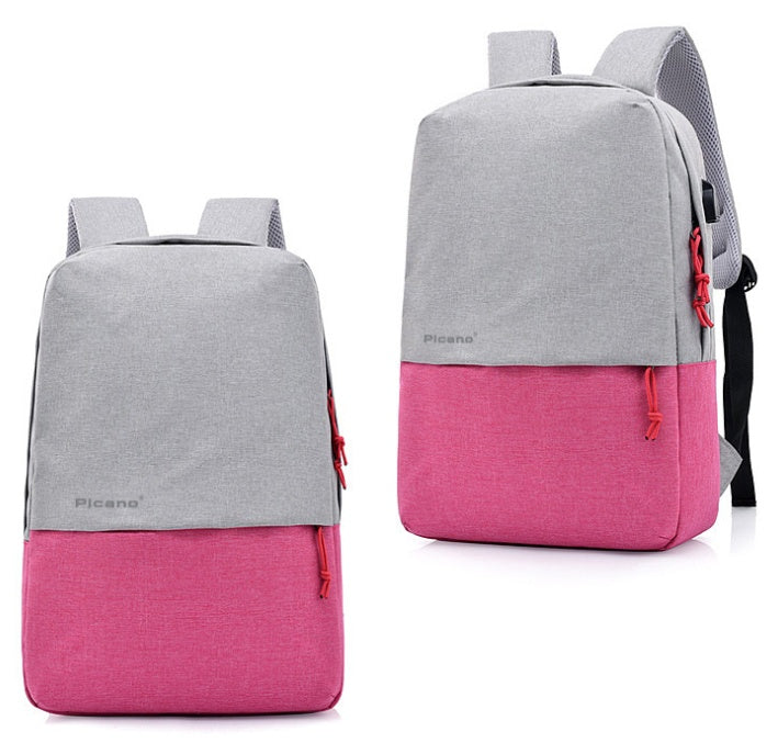 Multi-Functional USB Charging Laptop Backpack | 15" Laptop | Water-Repellent Oxford | Multiple Compartments