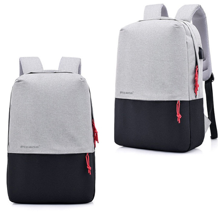 Multi-Functional USB Charging Laptop Backpack | 15" Laptop | Water-Repellent Oxford | Multiple Compartments
