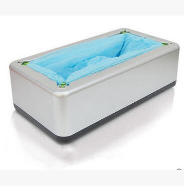 Automatic Disposable Shoe Cover Dispenser | 42×21×13cm | Blue, Gold, Purple, Silver & Rose | Machine Only, With 100pcs Shoe Covers & Gift Box Set | Home, Office & Medical Use