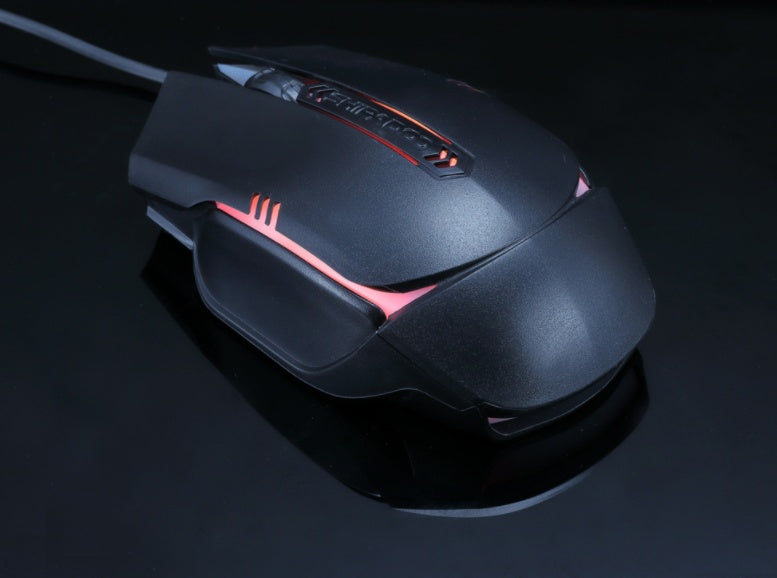 Wired USB Gaming Keyboard & Mouse Combo Set | RGB Backlit | 1000 DPI | 1.35m Cable | Home, Office & Gaming | Black & White
