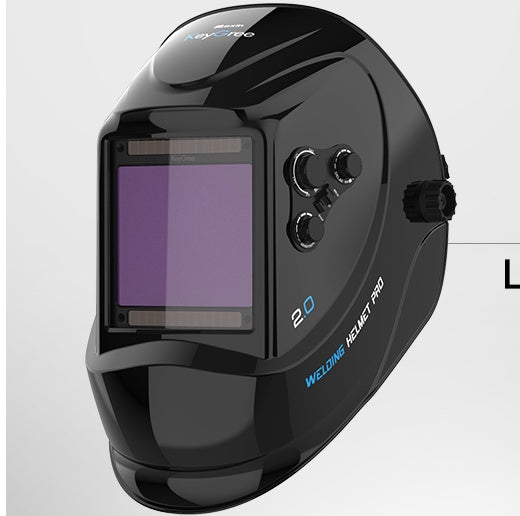 Auto-Darkening Welding Helmet Filter Lens | DIN5-13, 1/10000s Switch, Solar & Lithium Battery