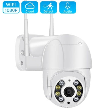 Outdoor WiFi Dome Security Camera | 1080p Full HD | IP66 Waterproof | PTZ | Night Vision | AU/EU/UK/US