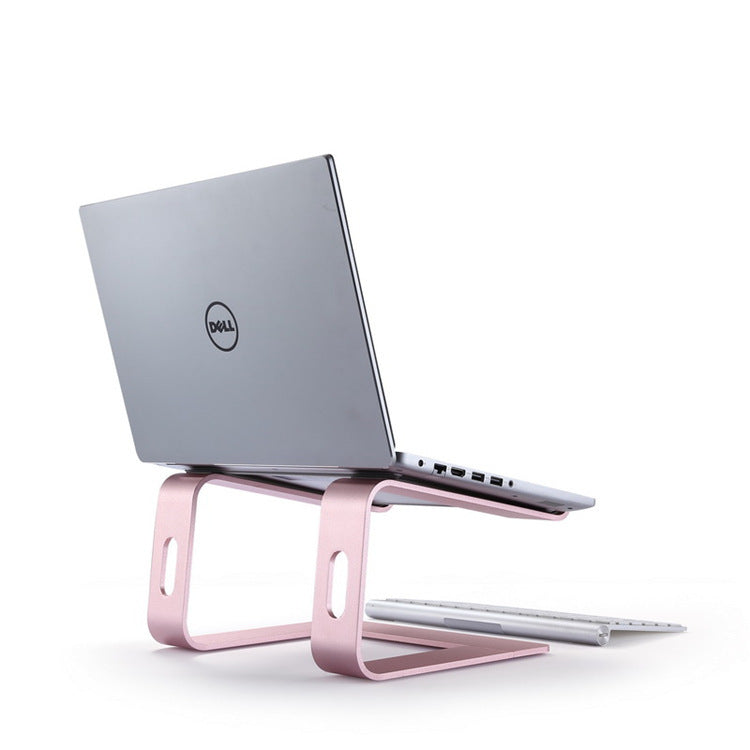 Aluminium Alloy Laptop Stand | Ergonomic Desktop Riser | 14.5×22.5×26cm | Black, Grey, Rose Gold & Silver