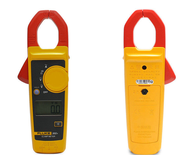 Fluke Digital Clamp Ammeter | F302+ / F303 / F305 Electrician Test Instrument for Field Measurement