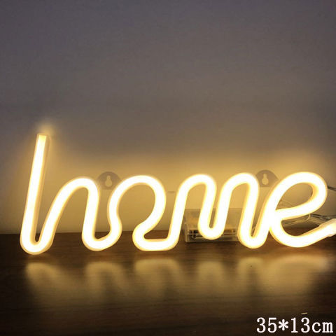 LED Neon Sign Night Light | USB & 3×AA Battery | Induction Switch | 30×18.5×2cm | 1.9W | Wall Hanging | 24 Designs | Bedroom, Party & Home Decor | Gift | Styles A–X