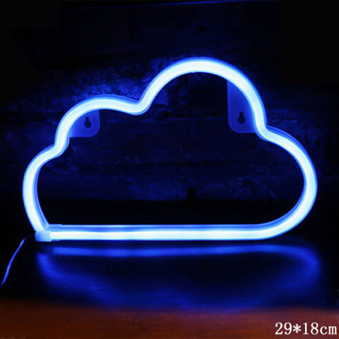 LED Neon Sign Night Light | USB & 3×AA Battery | Induction Switch | 30×18.5×2cm | 1.9W | Wall Hanging | 24 Designs | Bedroom, Party & Home Decor | Gift | Styles A–X